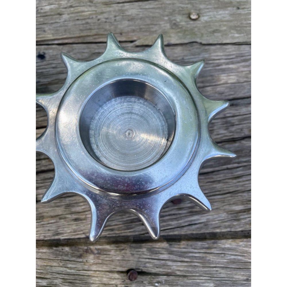 Vintage Metal Candle Votive holders Industrial Sprocket Gears - Picture 5 of 14